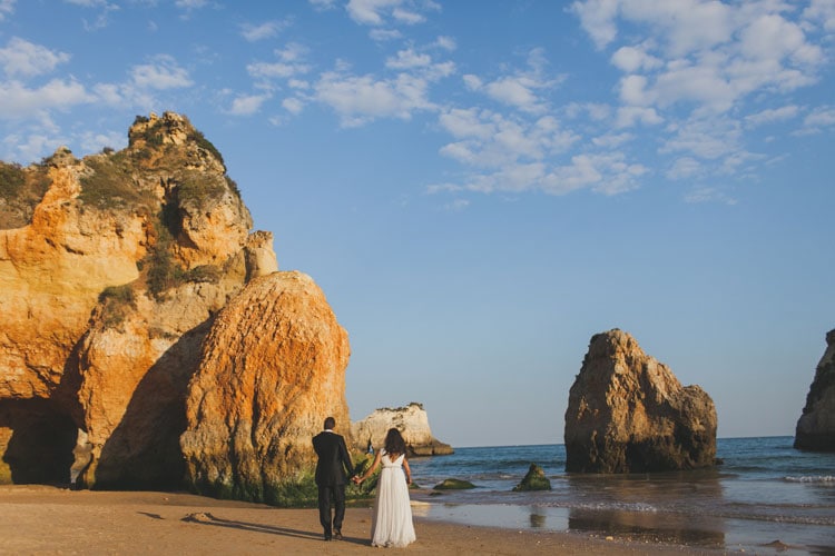 Algarve beach ceremony Wedding Photographer