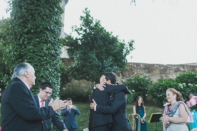 emotive ceremony wedding parador Spain