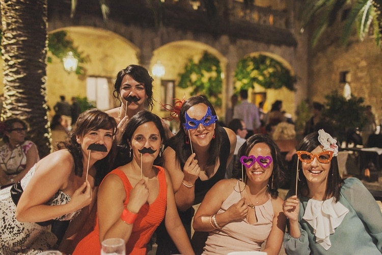 the best photobooth in spain crazy photos castle wedding parador Spain