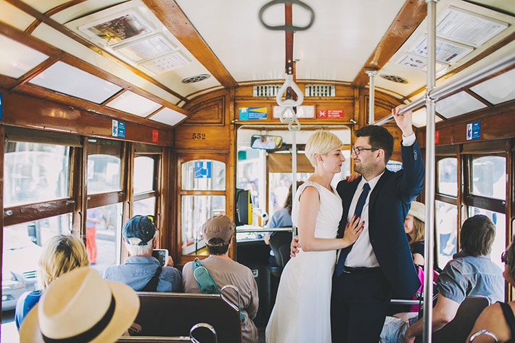 tram lisbon portugal wedding destination