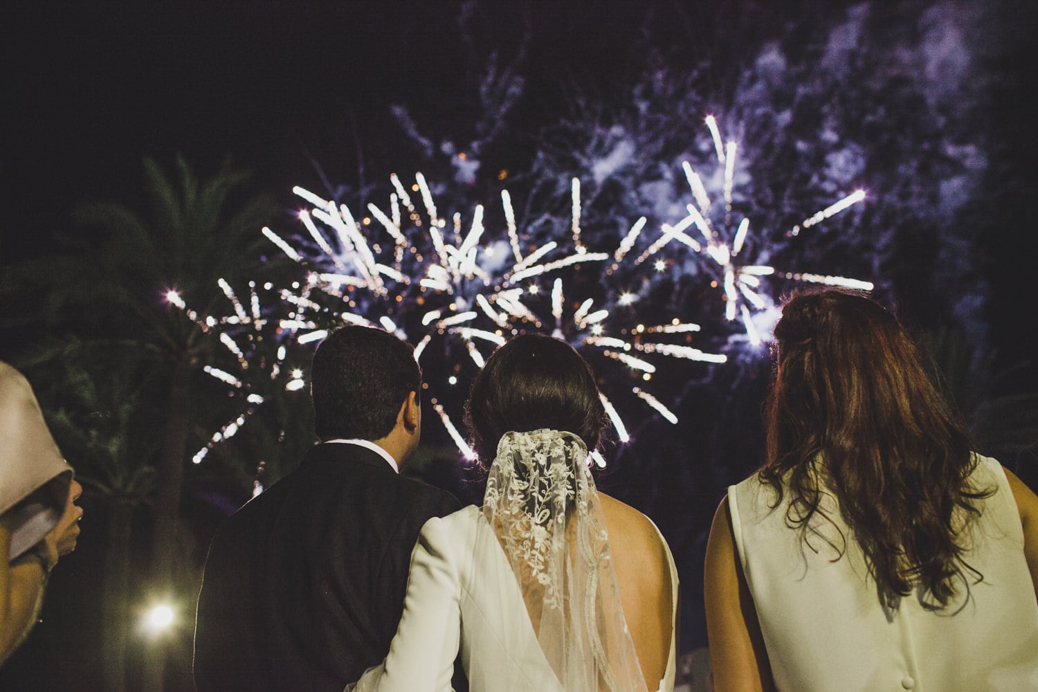 fireworks marbella wedding la cabane