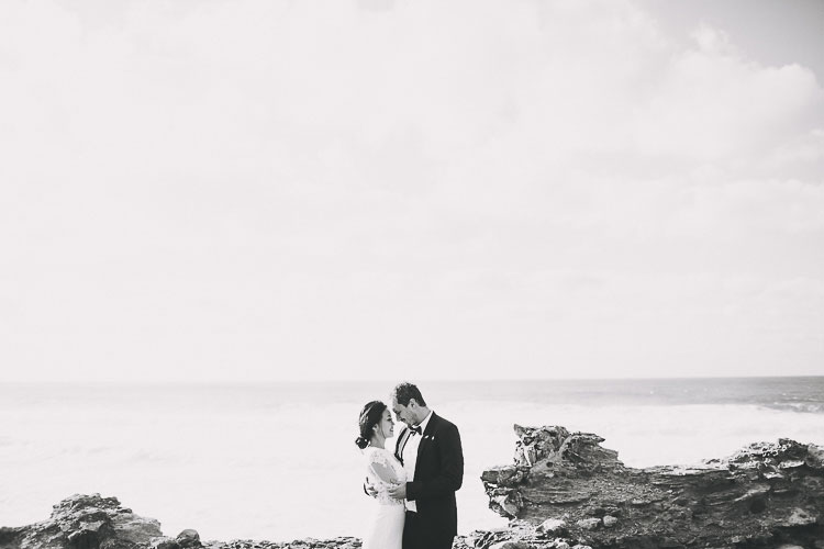 small wedding beach sintra wedding photographer couple just married in portugal small wedding