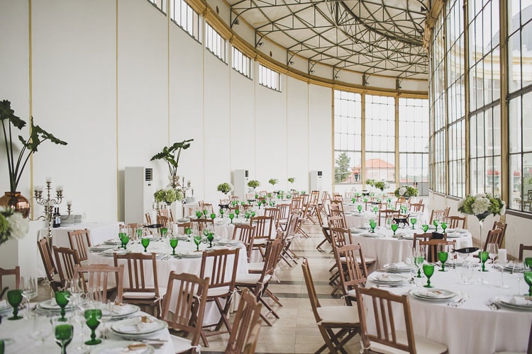 vintage venue pavillion iron for wedding in portugal