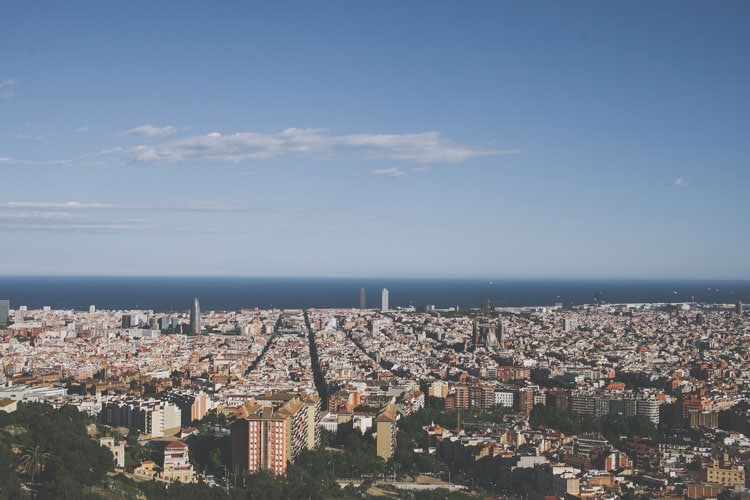 barcelona and the sea