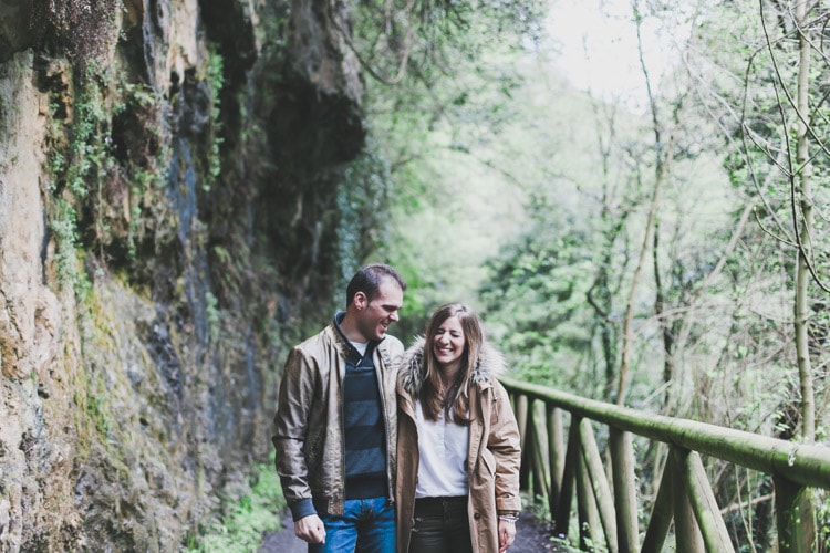 oviedo wedding photographer in Spain. On the senda del oso - path to see the latest brown native bear on Cantabrian mountains of Northern Spain an intimate session #spain #asturias #oviedo #preboda #wedding #destination #bodaoviedo #elop #diferente #Cantabrian #mountains