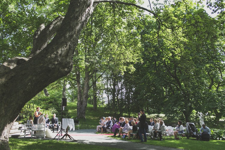 forest outdoor oslo wedding 