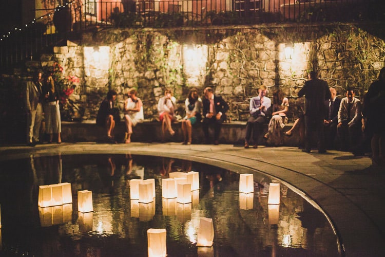 lantern wedding lights in Sintra