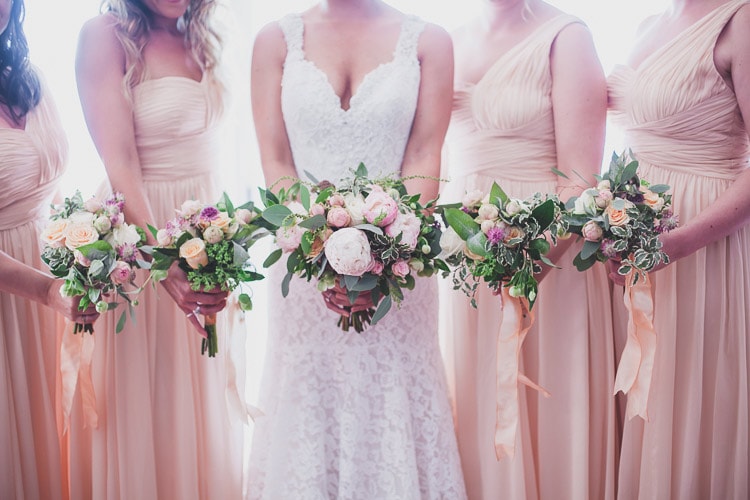 flowers bridesmaids