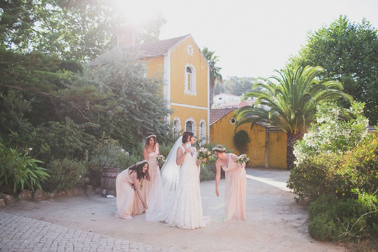Sintra Quinta Santa Ana wedding photographer