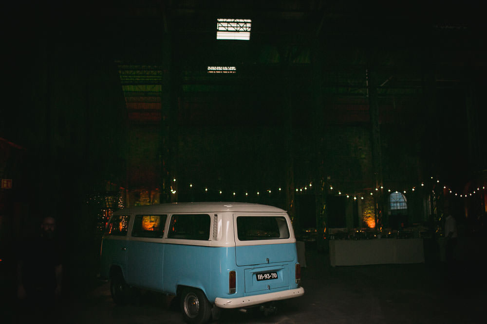 old vintage van warehouse wedding lisbon destination
