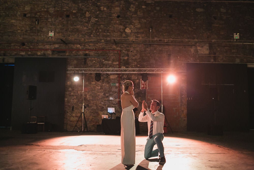 first dance warehouse wedding lisbon