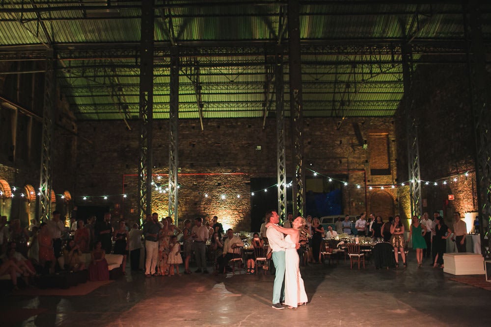 first dance warehouse wedding lisbon