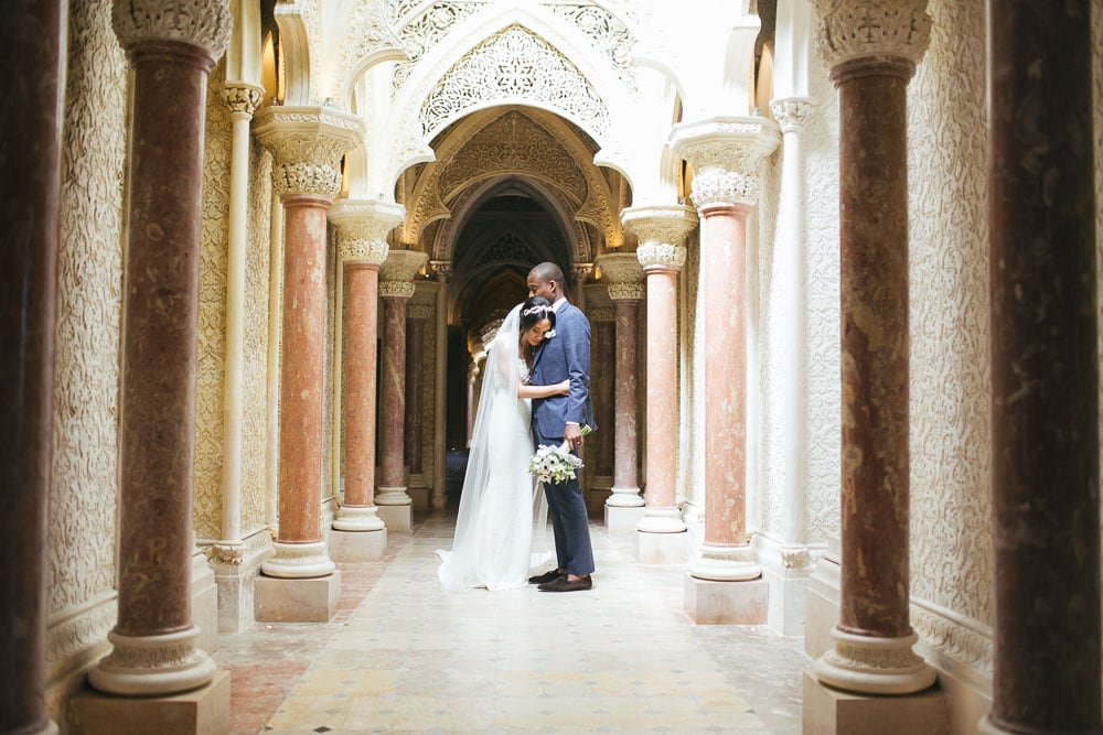 Monserrate palace sintra elopement photographer