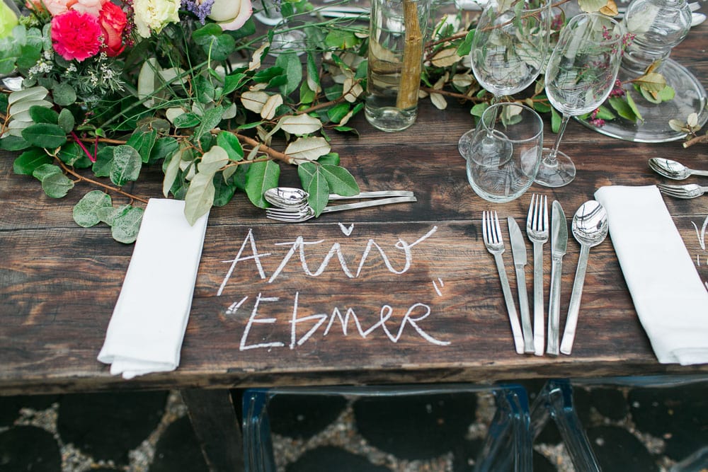 nicknames on tables wedding deco areias do seixo