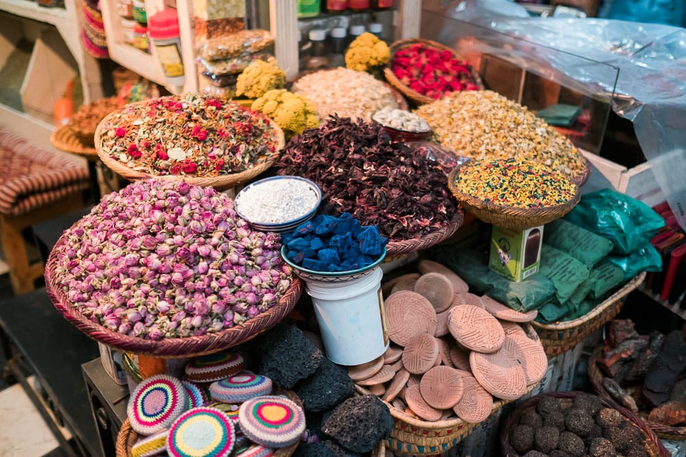 essential oils spices argan oil marrakech souk