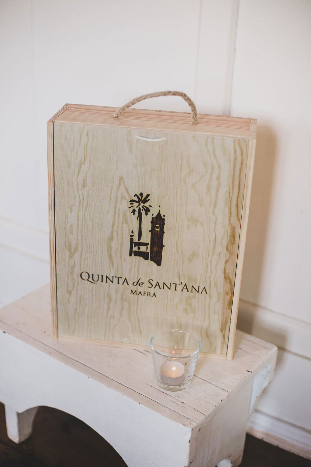 wine wooden box bottles quinta santa ana