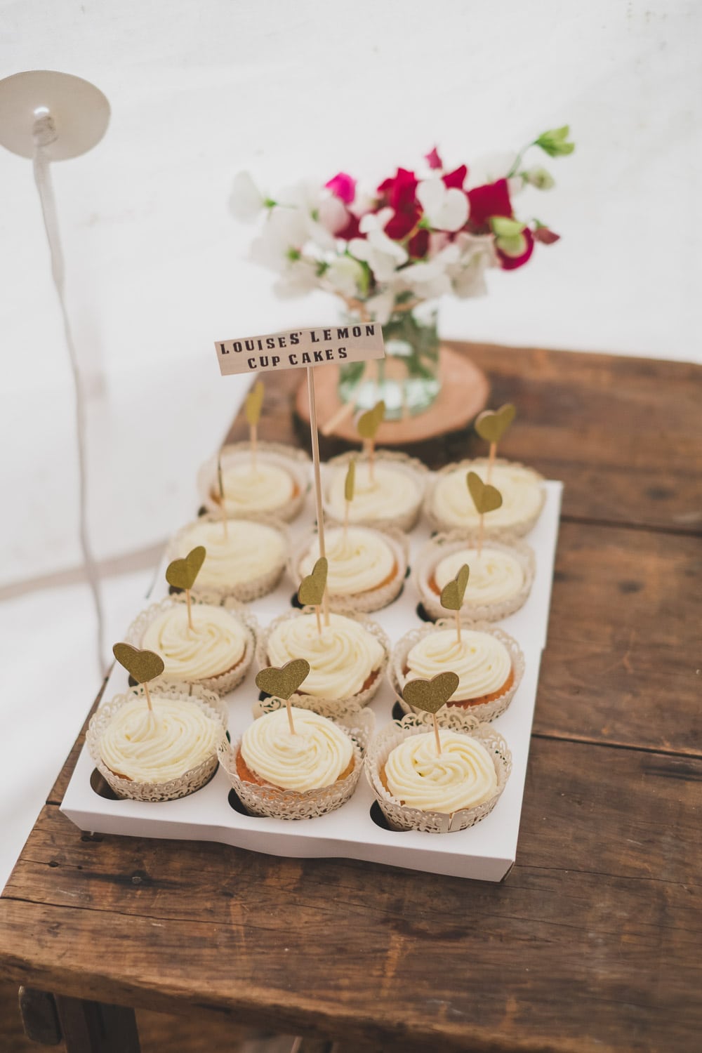 lemon cup cakes homemade desserts gold dripping cakes red velvet East Sussex Rainy Festival Wedding photographer