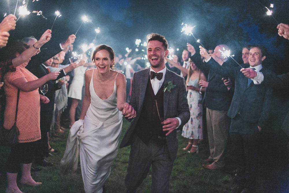 wedding sparkles East Sussex Rainy Festival Wedding photographer 