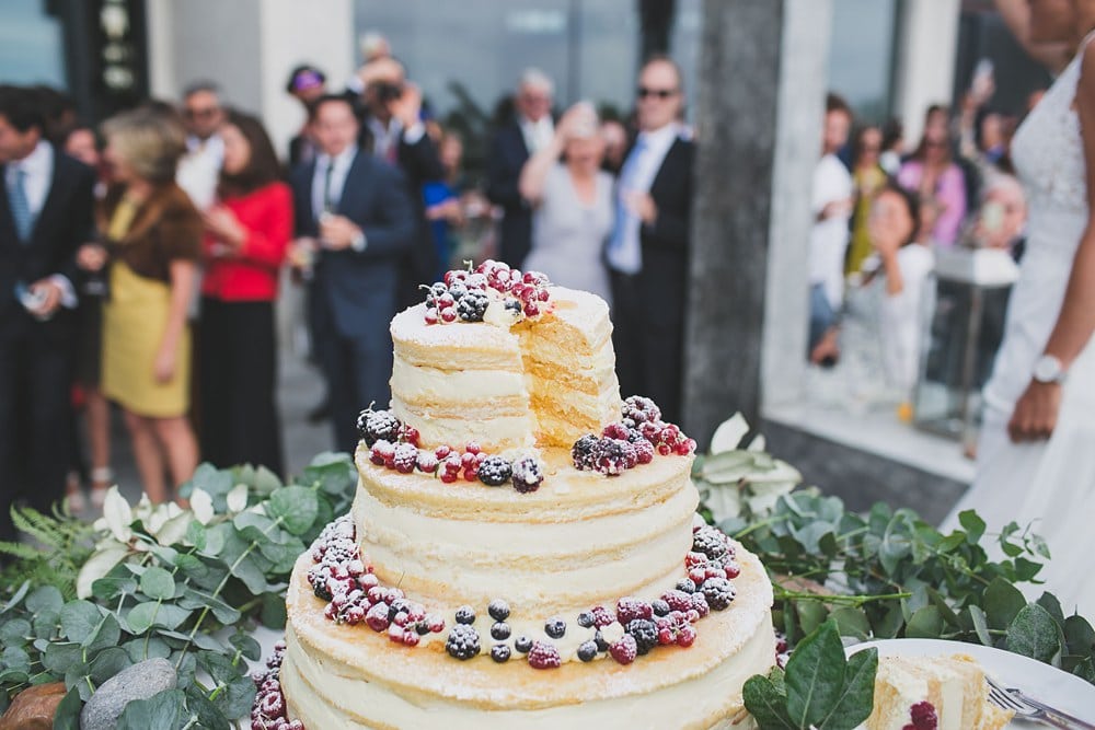 cake design lemon Areias do seixo greenhouse wedding