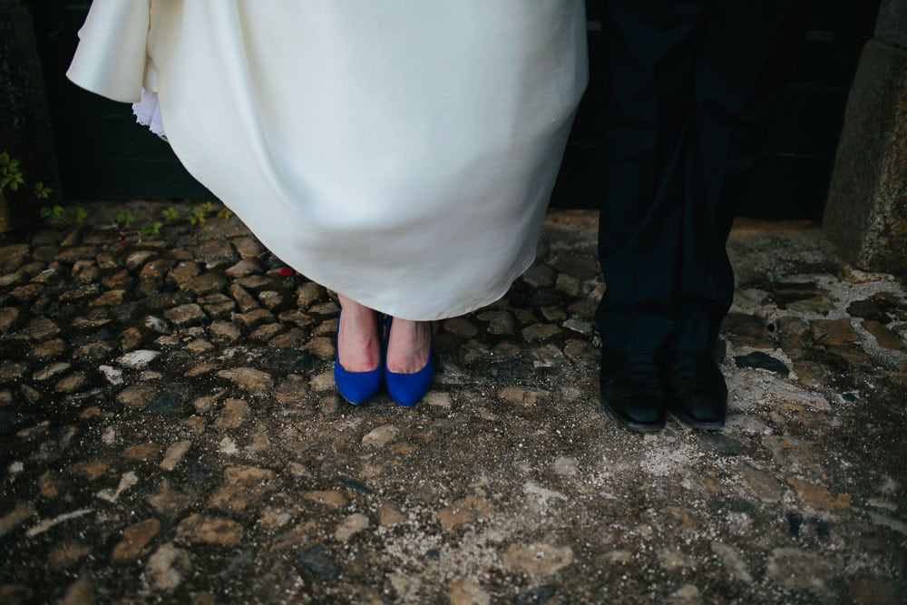 blue bride shoes portugal wedding 