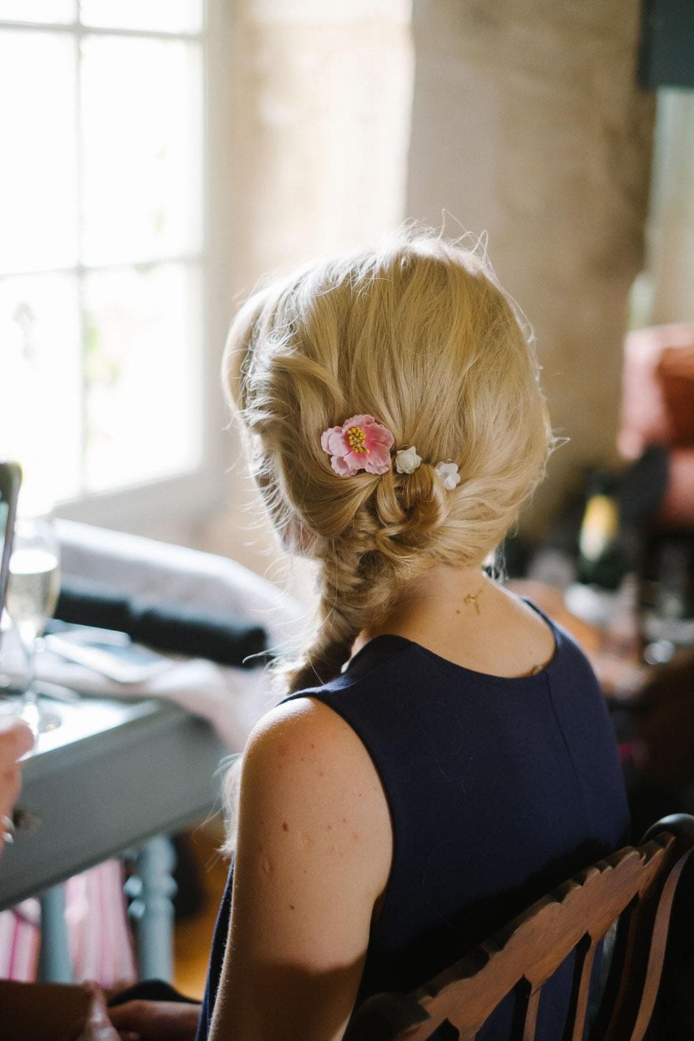 bride instagram details hair Annie Salmon Lartigolle Chateau Puissentut www.jesuscaballero.com #rusticwedding #minimalist #pronovias #weddingdress #gown #countryside #frenchwedding #ChateauPuissentut www.jesuscaballero.com