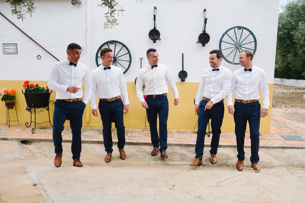 groom preparatives in country house andalucia granada