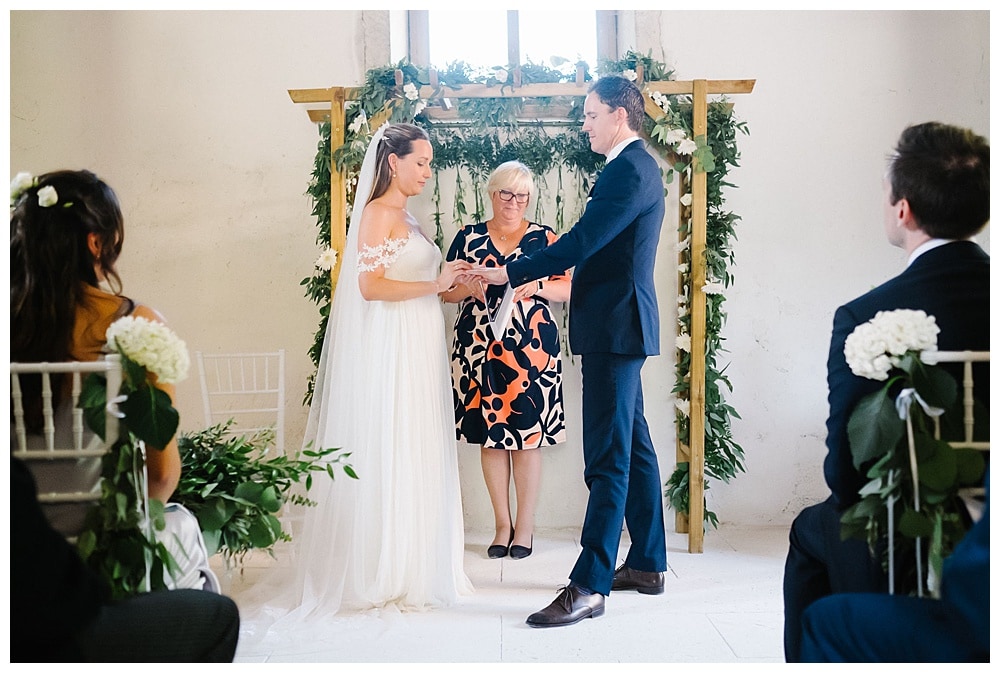 rings and vows at chapel in chateau la gauterie #chateaulagauterie #chateauwedding #marryinfrance #bergerac #franceweddingphotography #dordognewedding #bergeracwedding #frenchwedding #southwestfrancewedding jesuscaballero.com