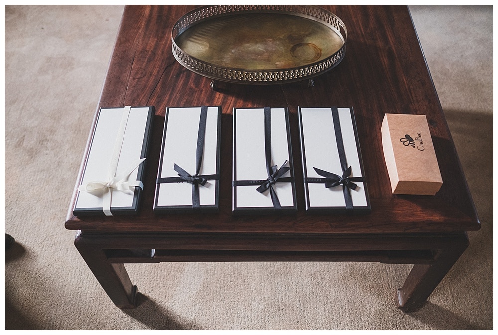 gift and presents from groom to groomsmen