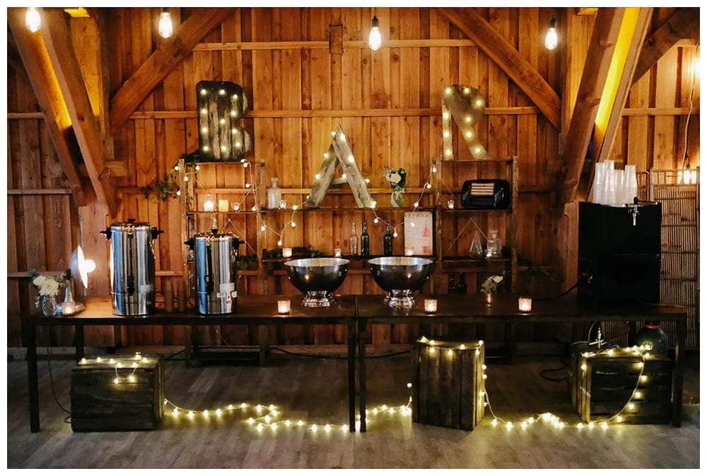 barn wedding bar decoration tables at toulouse france #barnwedding #frenchwedding #toulousewedding #rusticwedding #domainedubeyssac #bergerac #dordognephotographer