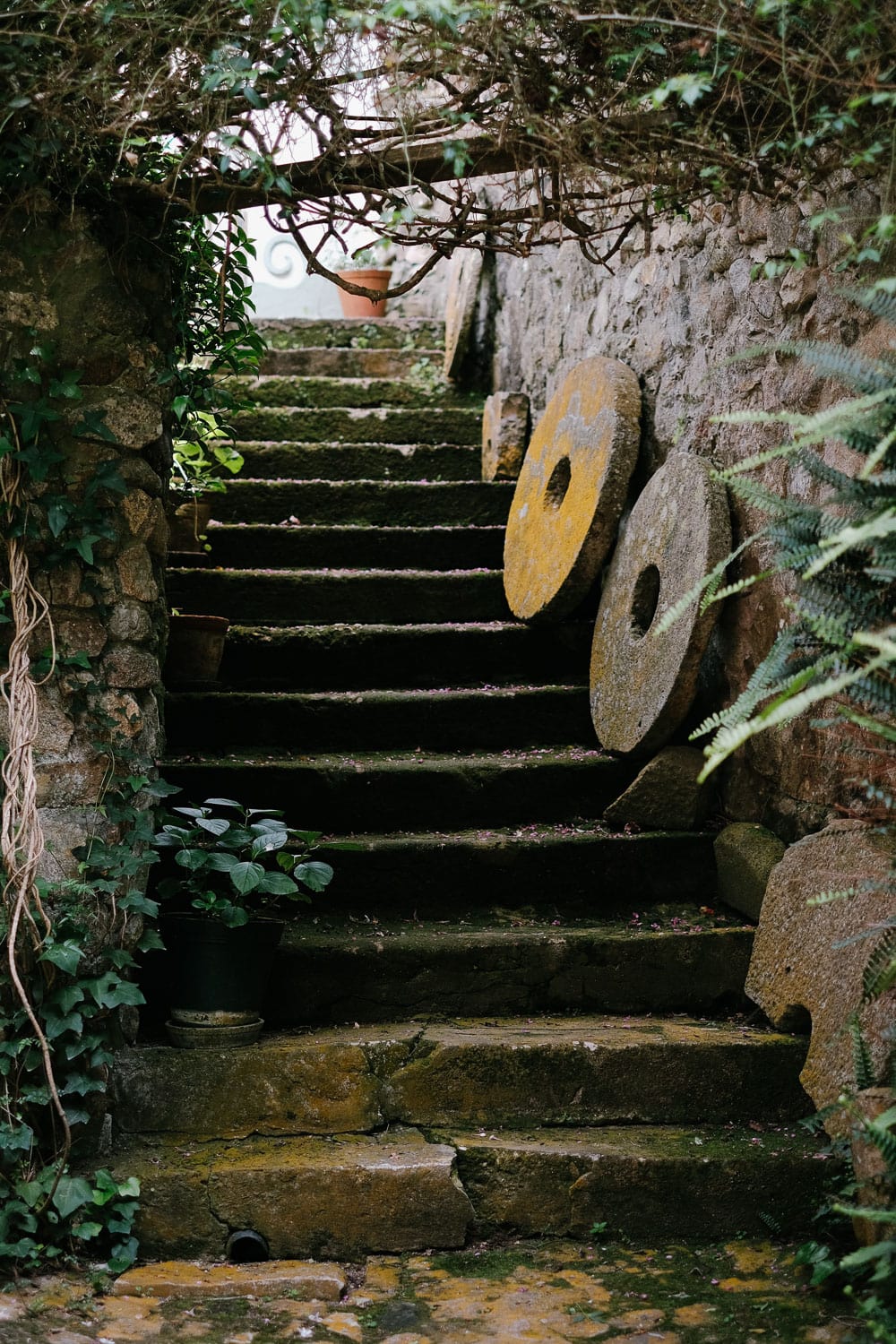 stone stairs in whimsical sintra
