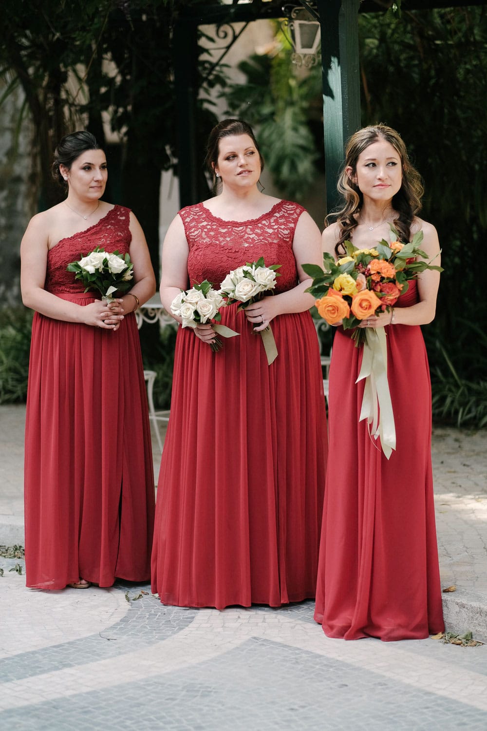 bridesmaids red dresses #red #bridesmaids #bridesmaidsdresses