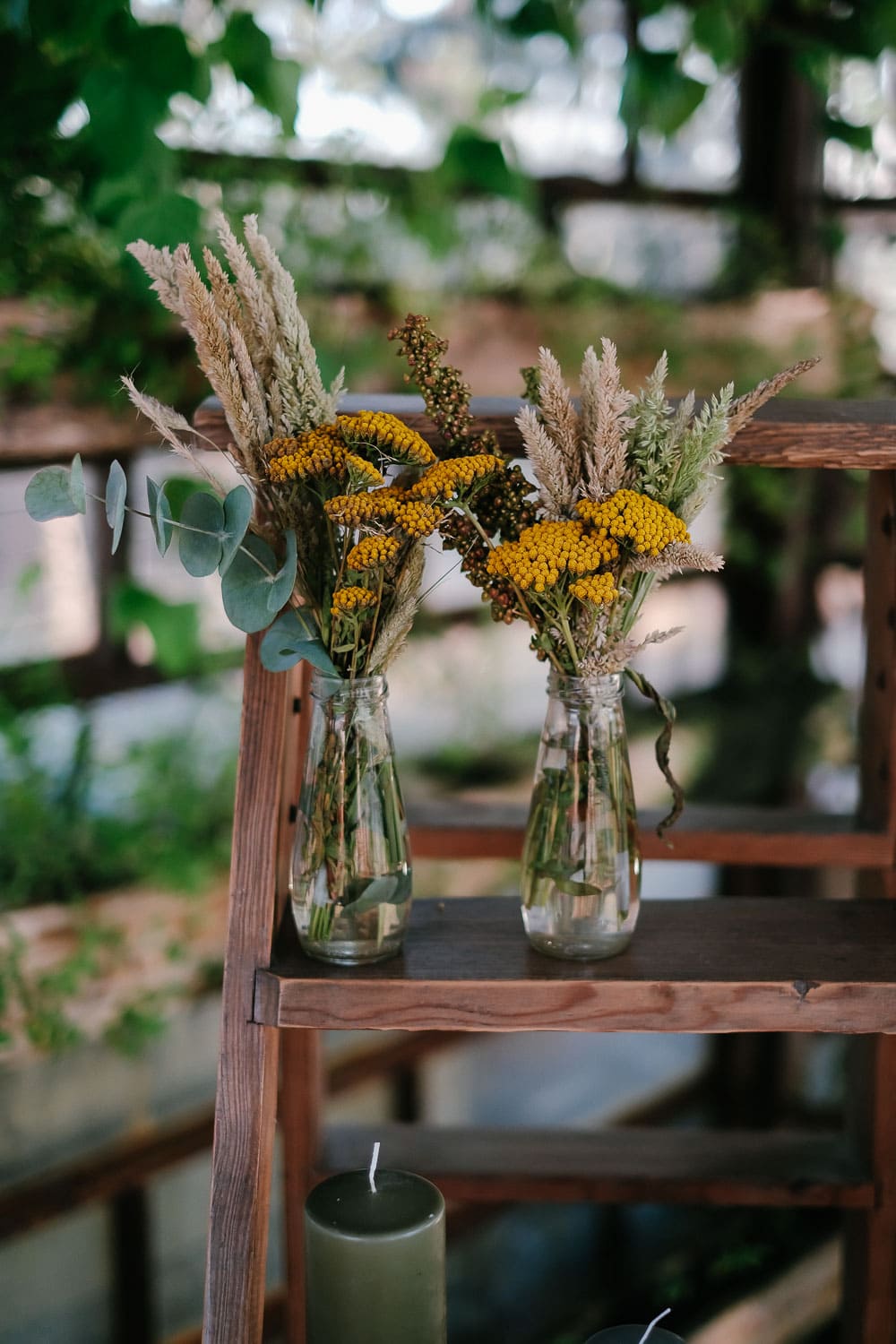 natural flowers for a rustic wedding in Obidos