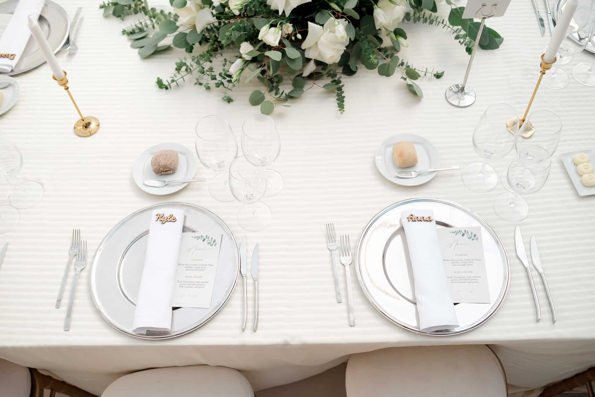 Forte da Cruz Wedding dinner tables decoration