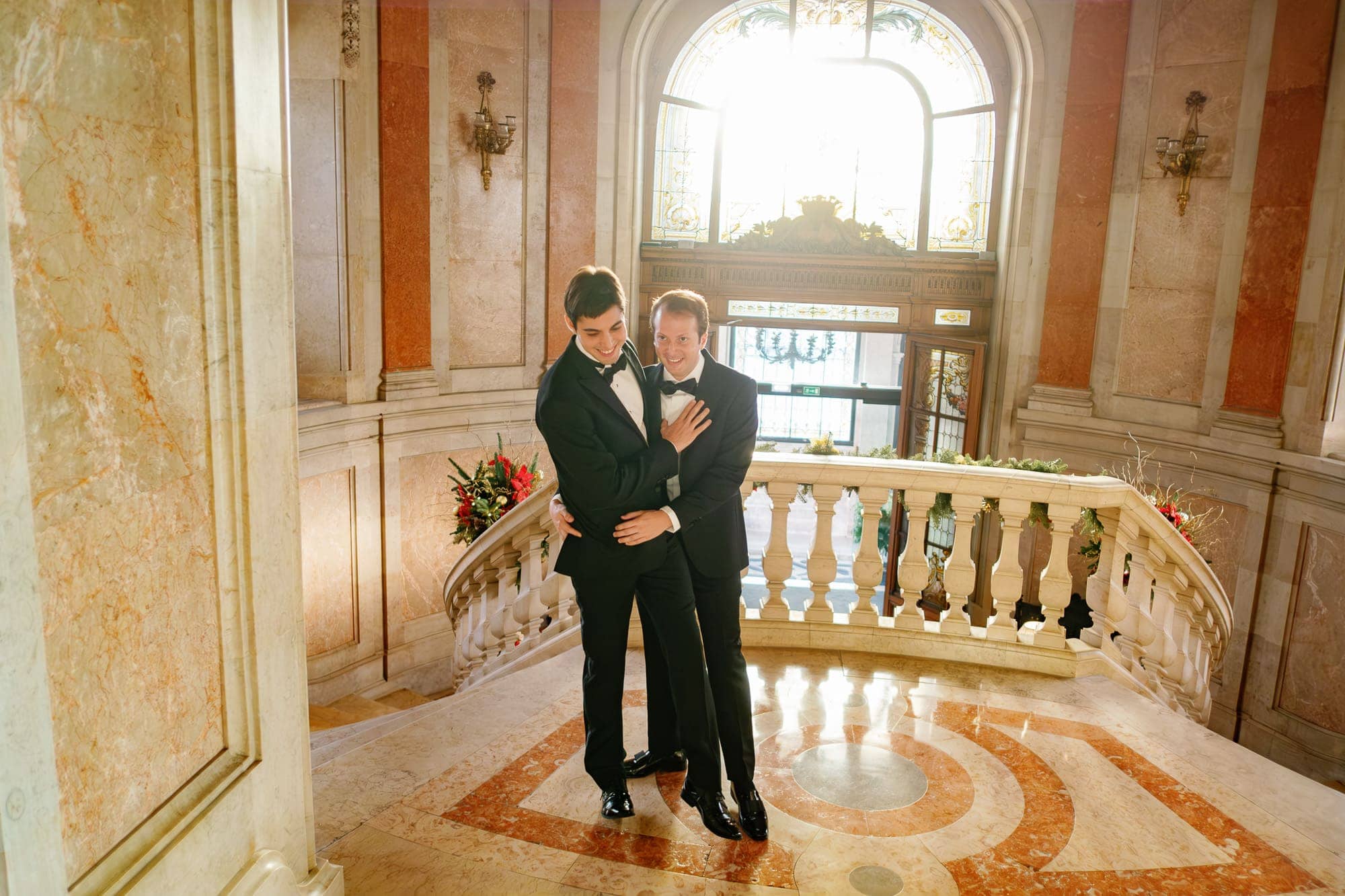 same sex couple at pestana palace